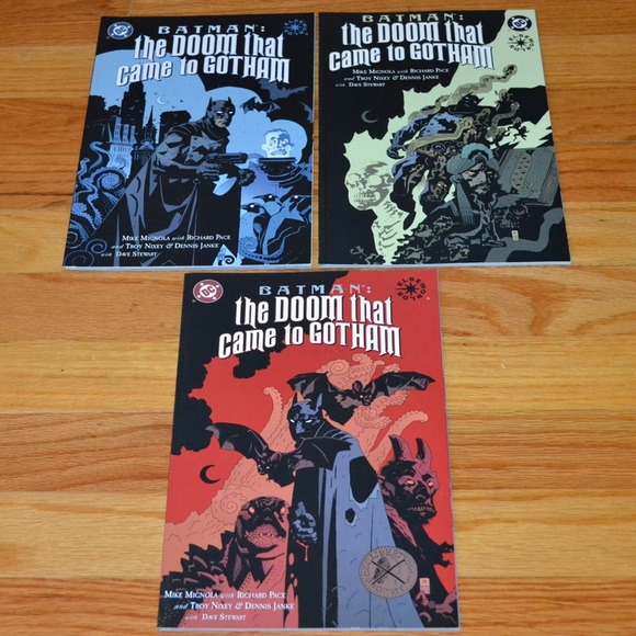 Set of 3 DC Comics Batman Doom Came to Gotham books - NEW - Picture 2 of 8